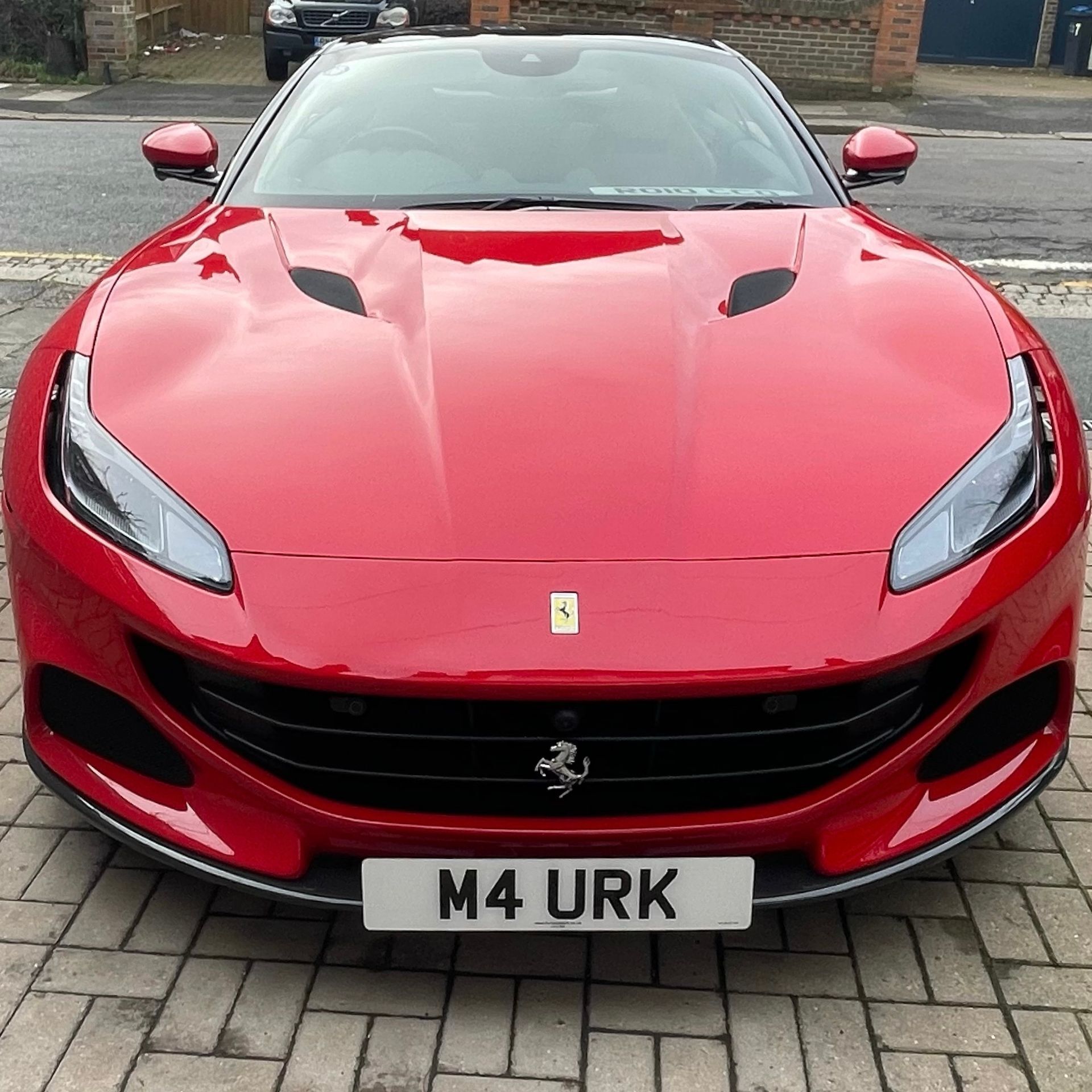 Ferrari Portofino M front license plate mount