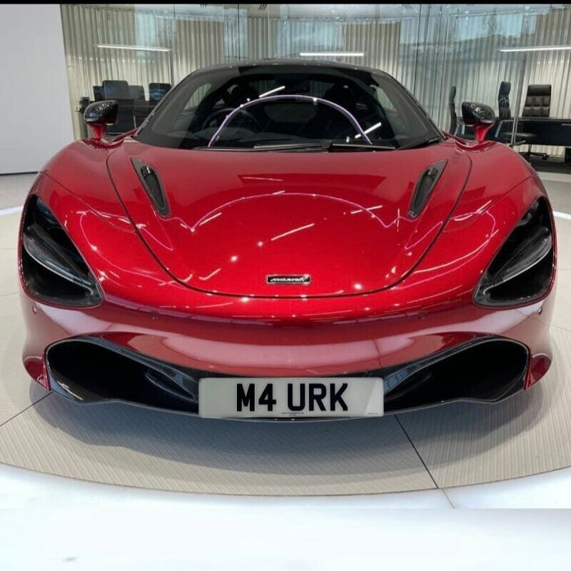 Mclaren 720s  Front license mount