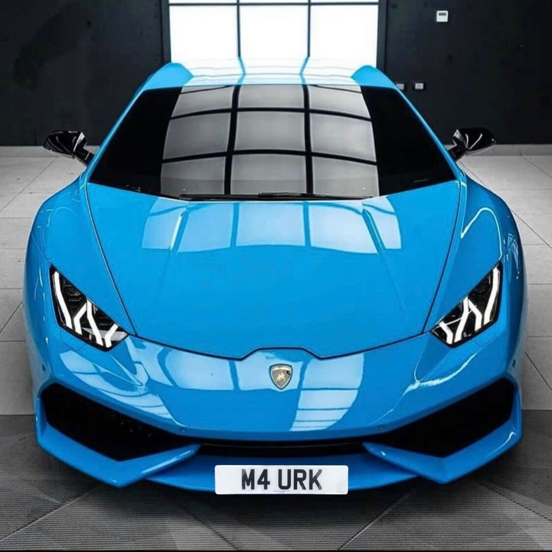 Lamborghini Huracan LP610 front license
