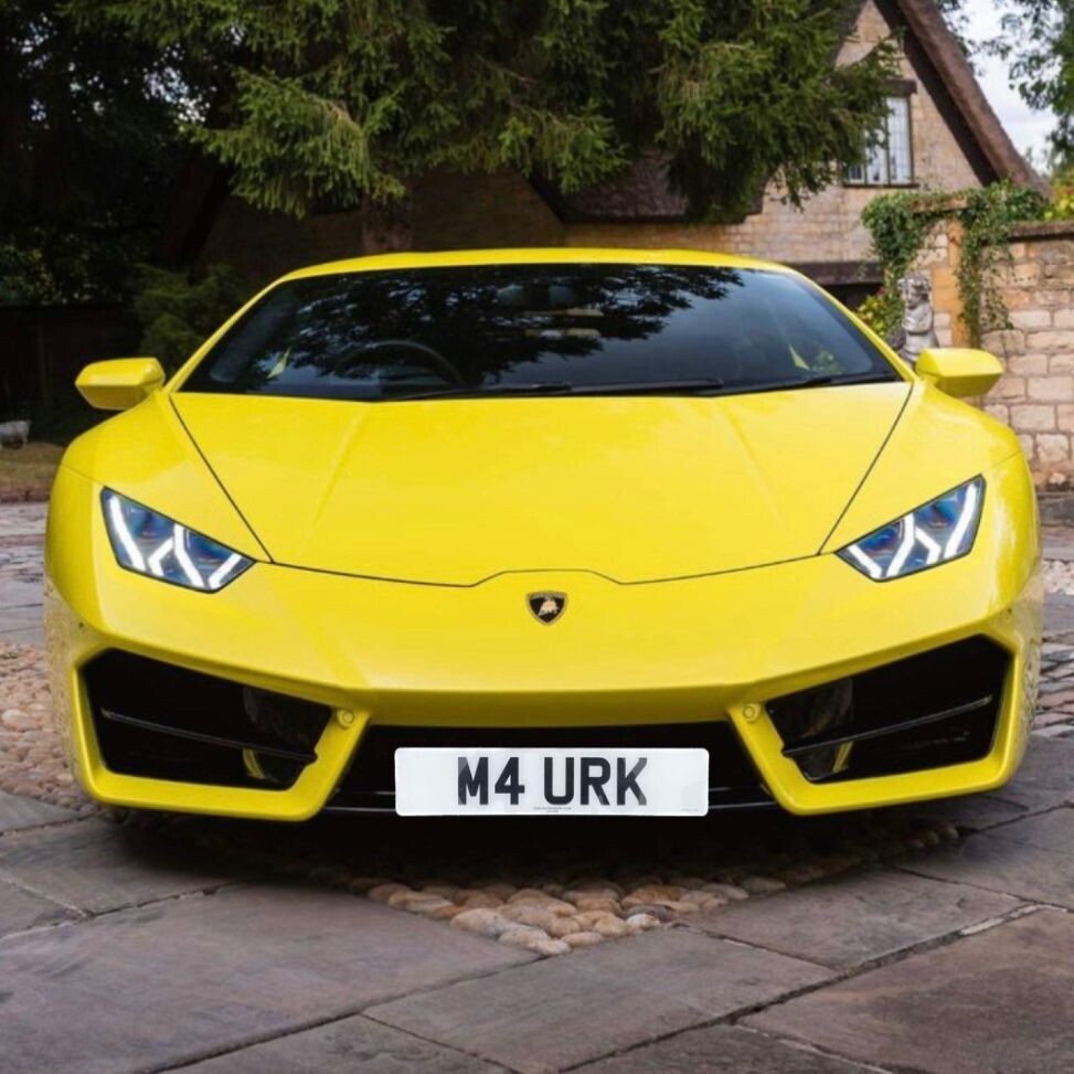 Easy fit Lamborghini Huracan LP580 Number Plate