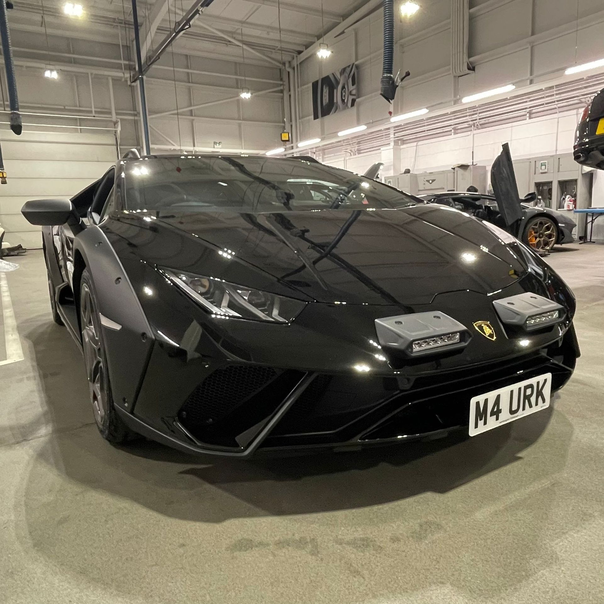 Lamborghini Huracan Sterrato front license plate mount