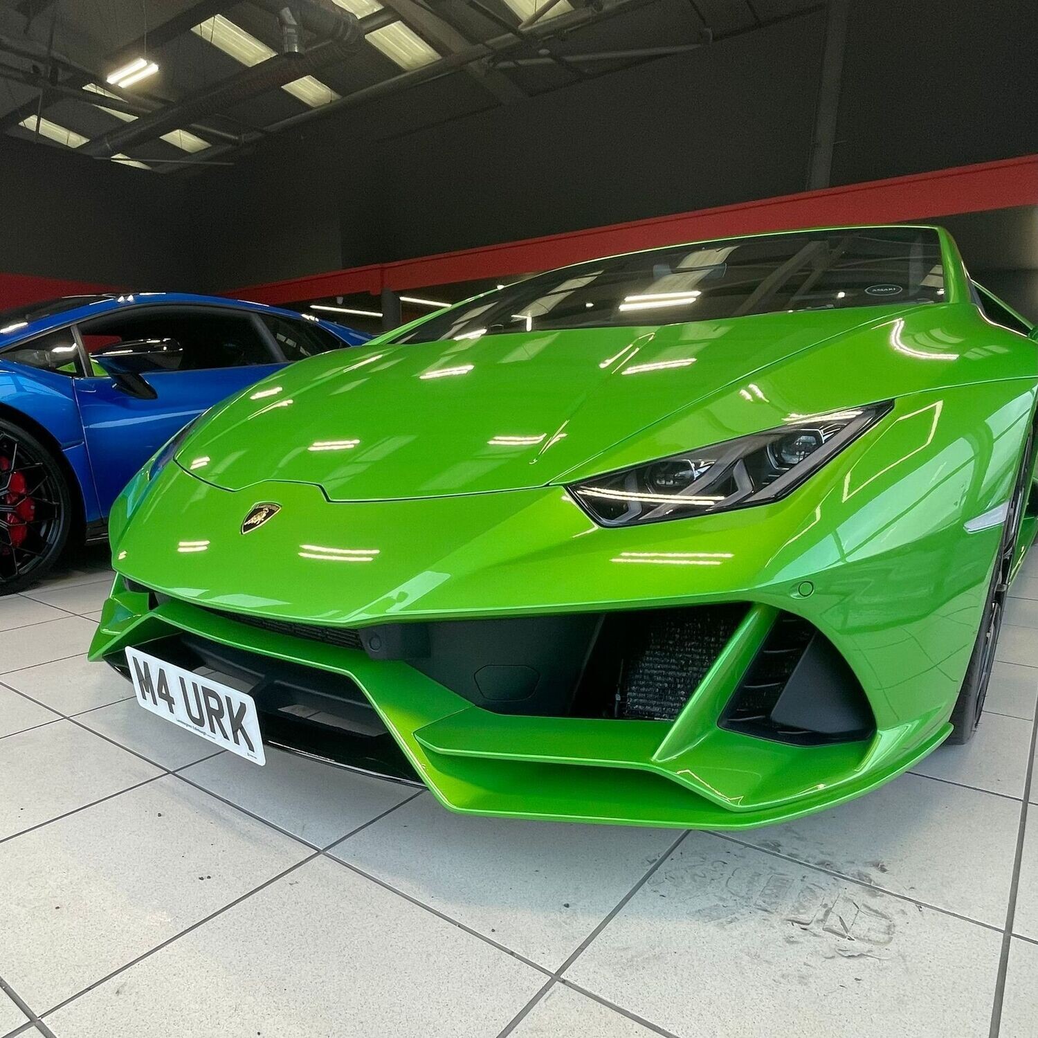 Lamborghini Huracan Evo front license clamp
