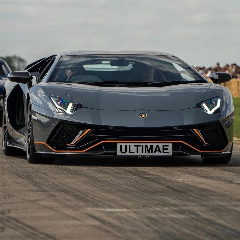 Lamborghini Aventador LP780 Ultimae no drill front license mount