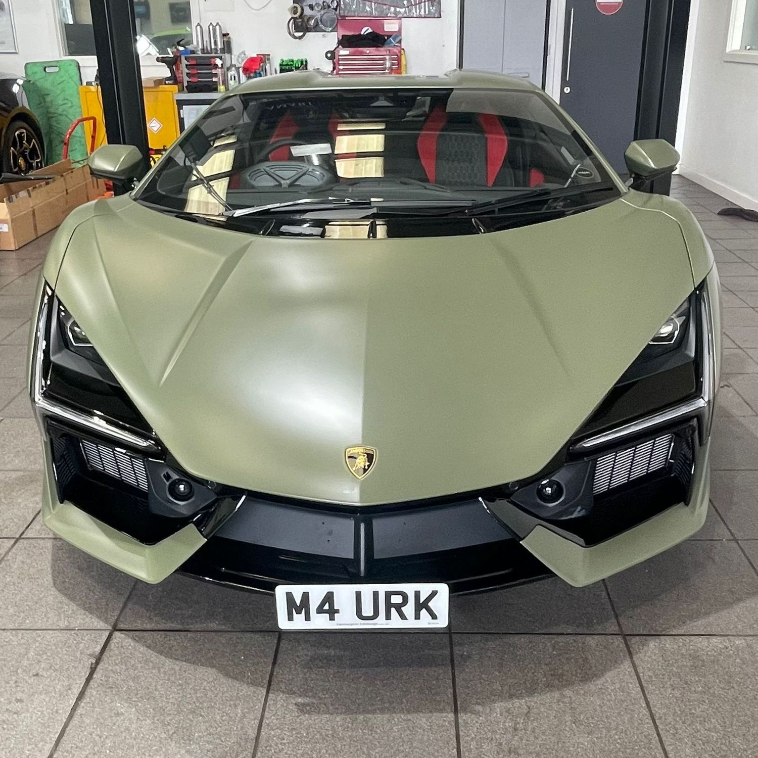 Lamborghini Revuelto no drill front License plate mount