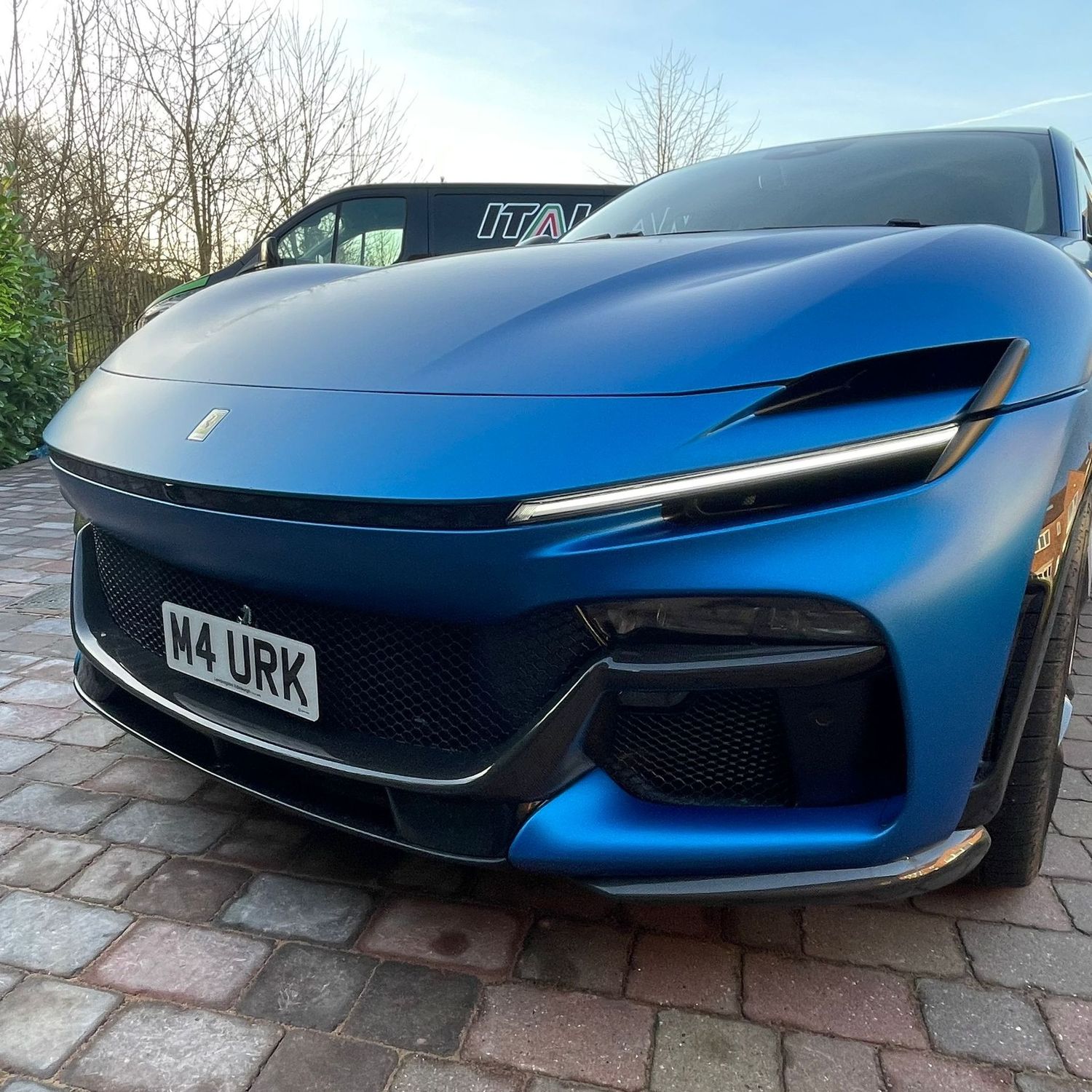 Additional payment for replacement Ferrari Purosangue license plate mount