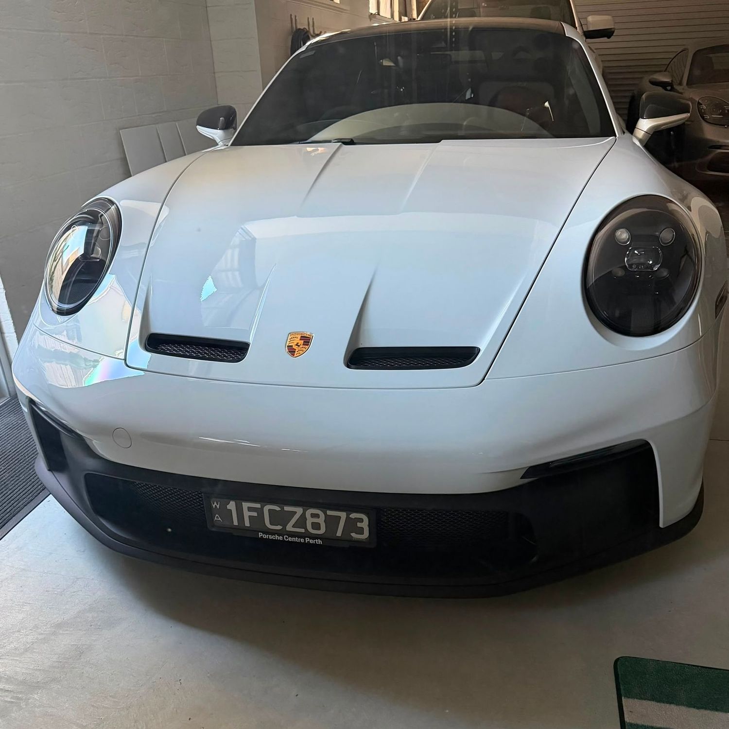 Porsche 991.2 GT3 RS front number plate mount