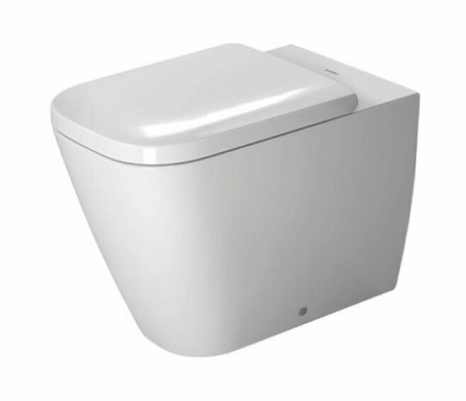 DURAVIT - HAPPY D.2 VASO WC A TERRA FILO PARETE 215909