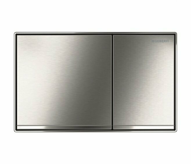 GEBERIT - SIGMA60 PLACCA CROMO SPAZZOLATO 115.640.GH.1