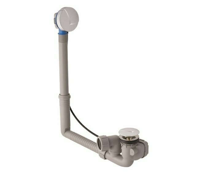 GEBERIT - SIFONE PER VASCA DA BAGNO 1" 1/4 CON PILETTA D.52 150.603.21.6