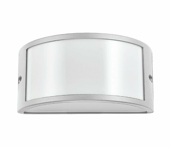NOVA LINE - GIOTTO SILVER APPLIQUE DA ESTERNO 1XE27 IP54