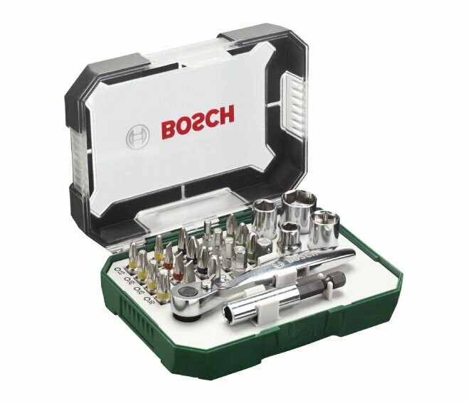 BOSCH - SET AVVITAMENTO RAINBOW EVO CON CRICCHETTO 26 PEZZI