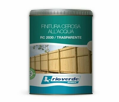 RIO VERDE - FINITURA CEROSA ALL'ACQUA TRASPARENTE 0,75 LT. RC2030