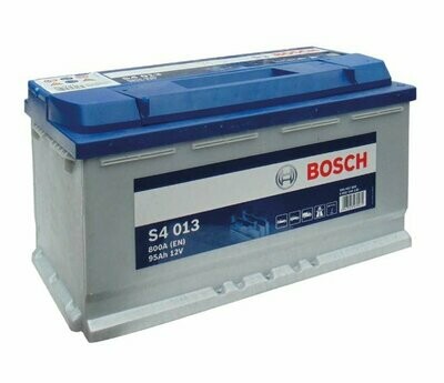 BOSCH - BATTERIA AVVIAMENTO AUTO S4 013 95A/h-800A 12V