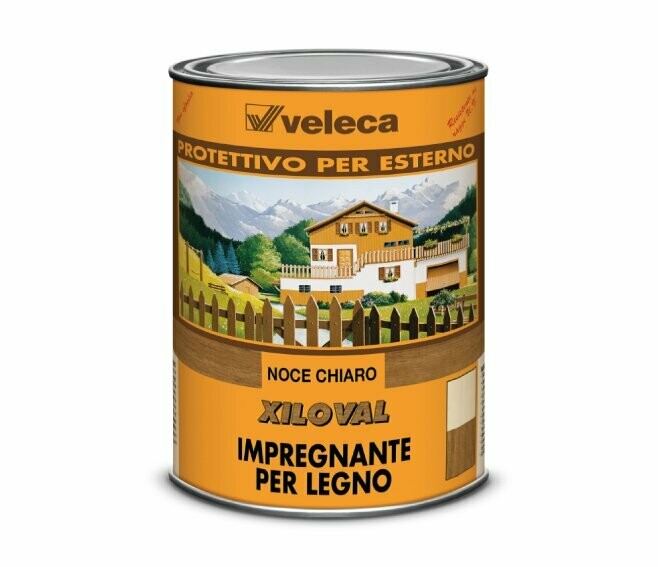 VELECA - XILOVAL ROVERE LT. 1 IMPREGNANTE PROTETTIVO LUCIDO DA ESTERNO PER LEGNO