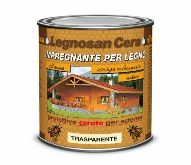 VELECA - LEGNOSAN CERA IMPREGNANTE CERATO TRASPARENTE ML. 750