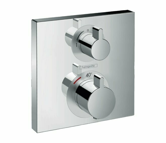 HANSGROHE - ECOSTAT SQUARE MISCELATORE TERMOSTATICO AD INCASSO 2 UTENZE 15714 HANSGROHE - ECOSTAT SQUARE MISCELATORE TERMOSTATICO AD INCASSO 2 UTENZE 15714
