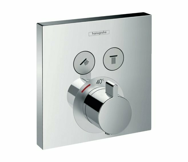 HANSGROHE - SHOWERSELECT TERMOSTATO AD ALTA PORTATA DA INCASSO 2 UTENZE 15763 HANSGROHE - SHOWERSELECT TERMOSTATO AD ALTA PORTATA DA INCASSO 2 UTENZE 15763