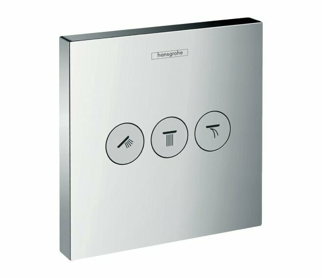 HANSGROHE - SHOWERSELECT SET ESTERNO DA INCASSO 3 UTENZE 15764 HANSGROHE - SHOWERSELECT SET ESTERNO DA INCASSO 3 UTENZE 15764