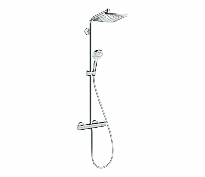 HANSGROHE - CROMETTA E SHOWERPIPE 240 1 JET CON TERMOSTATICO 27271000 HANSGROHE - CROMETTA E SHOWERPIPE 240 1 JET CON TERMOSTATICO 27271000
