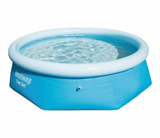 BESTWAY - PISCINA FAST SET GONFIABILE CM. 244X66 CAP. 2.300 LT PREDISPOSTA PER POMPA FILTRO 57265