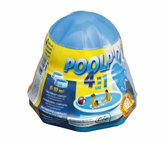 GRE - POOLP'O TRATTAMENTO COMPLETO 4 AZIONI PER PISCINE DA 0 A 10m³ - 250g 08012