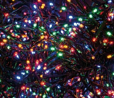 BIZZOTTO - CLUSTER 768 LED MULTICOLORE 3MM FILO VERDE IP44