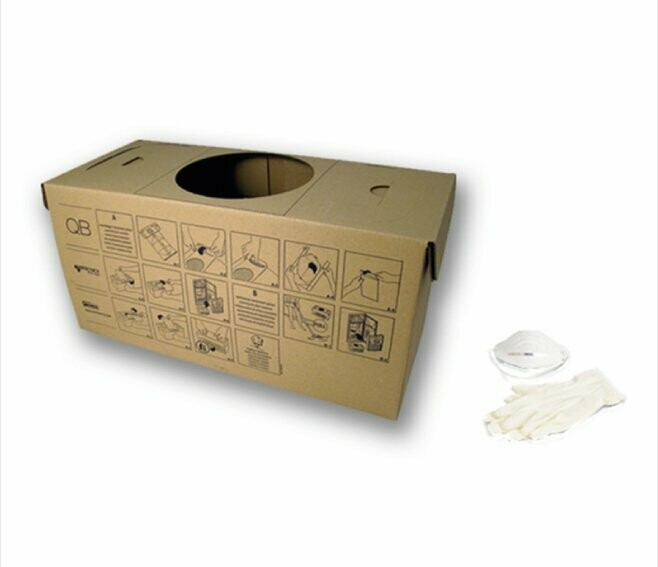 AERTECNICA - CONTENITORE POLVERE CONFEZIONE 5 SACCHETTI PER CENTRALE QB Q200 CM814Q