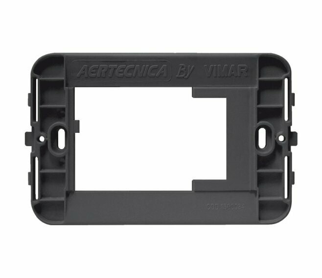 AERTECNICA - SUPPORTO ADATTATORE PER PLACCA VIMAR RONDO GRIGIO CHIARO NA674