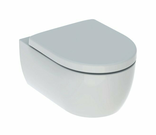 GEBERIT - ICON VASO WC SOSPESO A CACCIATA CON SEDILE SCARICO A PARETE BIANCO 500.813.00.1