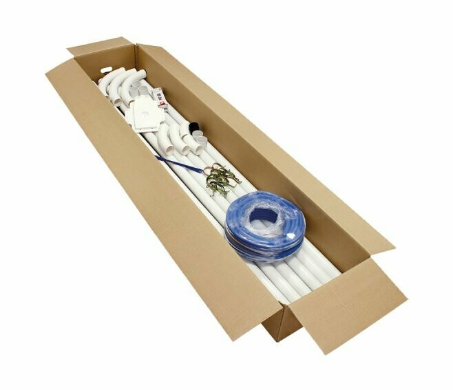 AERTECNICA - SET PREDISPOSIZIONE 1 PUNTO PRESA PRATICO 2" PER CARTONGESSO TR31PR