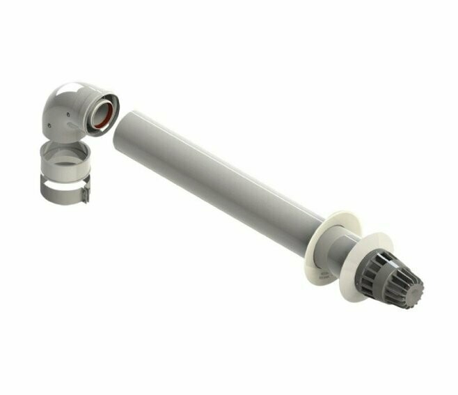 ARISTON - KIT SCARICO FUMI COASSIALE DN. 60/100 CON CURVA DI PARTENZA 704760