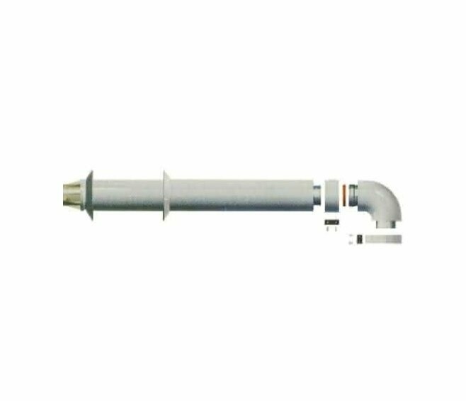 ARISTON - KIT COASSIALE COMPLETO SCARICO FUMI ORIZZONTALE DN. 60/100 PER SCALDABAGNI NEXT EVO 3318932