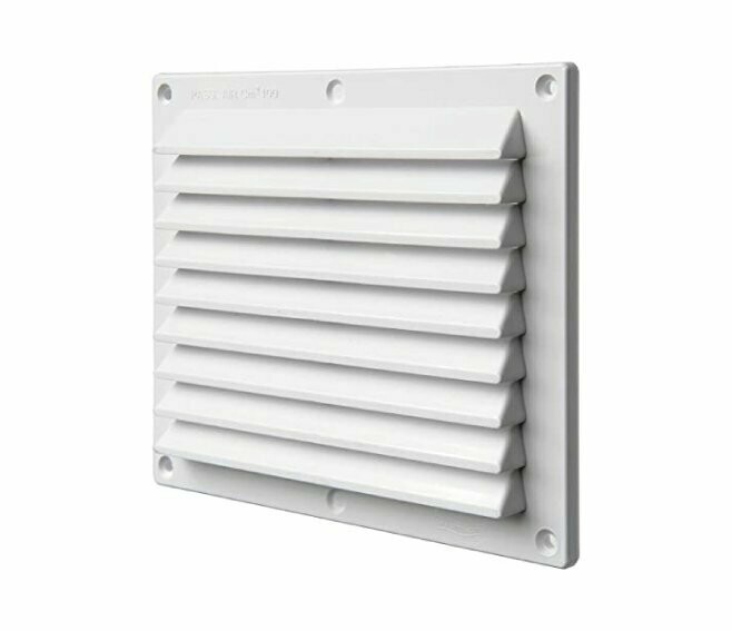 EDIL PLAST - LA VENTILAZIONE GRIGLIA RETTANGOLARE 175 X 146 MM. SENZA RETE BIANCO B1714B