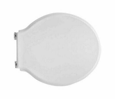 POZZI GINORI - MONTEBIANCO SEDILE PER WC BIANCO CON CERNIERE CROMATE 07761000
