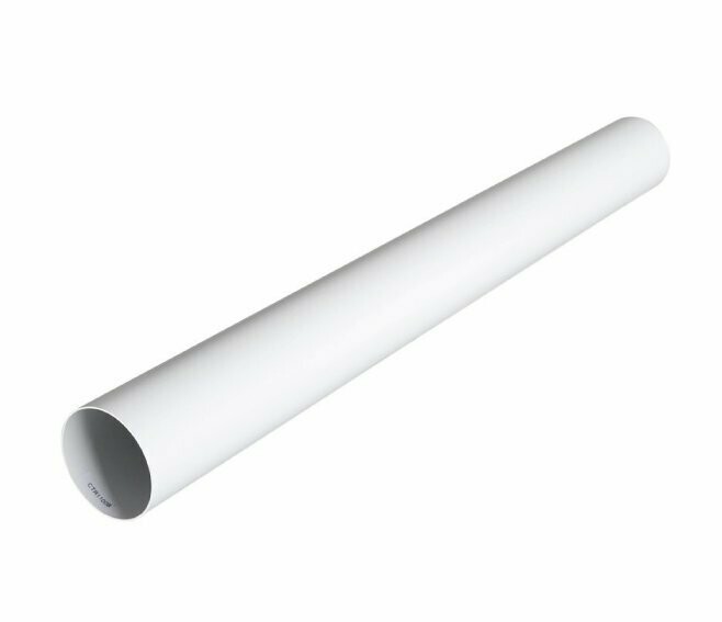 EDIL PLAST - LA VENTILAZIONE TUBO TONDO IN PVC DN. 125 MM. L 1,5 M. CTR125B