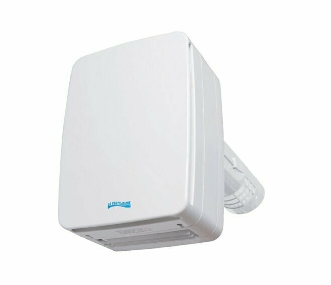 EDIL PLAST - LA VENTILAZIONE VENTILATORE CON RECUPERATORE DI CALORE A DOPPIO FLUSSO + TIMER V-ECO100HL