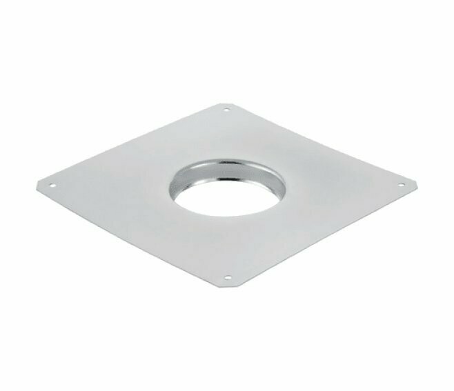 GEBERIT - BORDO PIATTO IN RAME STAGNATO 25X25 CM PER SIFONE A PAVIMENTO 388.123.24.1