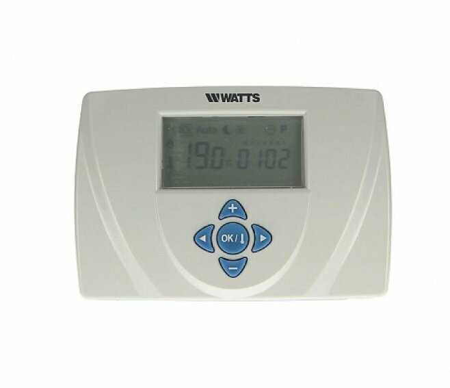 WATTS - MILUX 2 WEEKLY CRONOTERMOSTATO AMBIENTE ELETTRONICO DIGITALE SETTIMANALE P06584