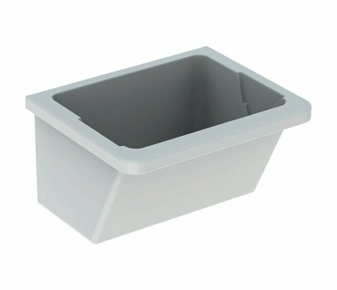 GEBERIT - PUBLICA ISEO LAVATOIO 60 X 50 X 38.5 CM. GRES FINE PORCELLANATO BIANCO 500.886.00.1