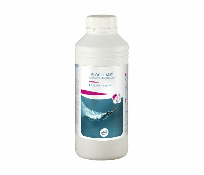 GRE - FLOCCULANTE LIQUIDO PER TRATTAMENTO ACQUA PISCINA 1 L 76011 GRE - FLOCCULANTE LIQUIDO PER TRATTAMENTO ACQUA PISCINA 1 L 76011