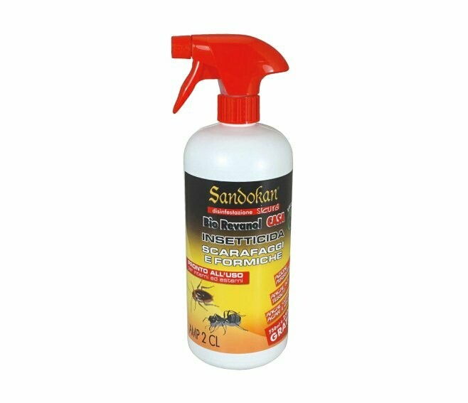 SANDOKAN - INSETTICIDA BIO REVANOL CASA SCARAFAGGI E FORMICHE TRIGGER 750 ML 7075