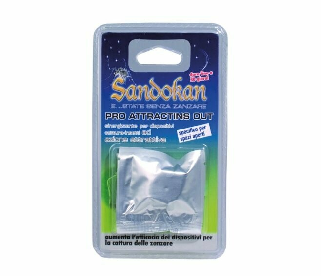 SANDOKAN - CAPSULA ATTRATTIVA PER DISPOSITIVI CATTURA INSETTI ANTI ZANZARE 7355