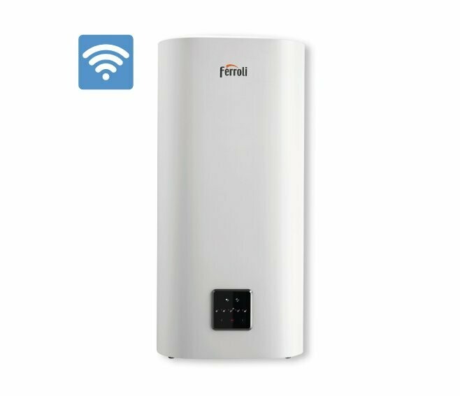 FERROLI - ​TITANO TWIN SCALDACQUA ELETTRICO COMPATTO A DOPPIO SERBATOIO 100 LT. WI-FI GRZ57JKA