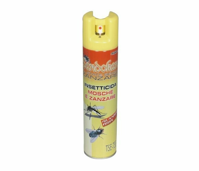 SANDOKAN - INSETTICIDA TSE TSE SPRAY PER MOSCHE E ZANZARE 400 ML.