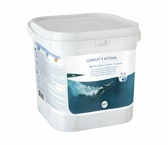 GRE - TRATTAMENTO MULTIFUNZIONE 4 AZIONI IN PASTIGLIE DA 250 GR. CONFEZIONE 5 KG. 76055