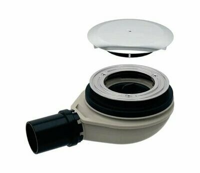 GEBERIT - SIFONE PER PIATTO DOCCIA DN. 90 CON TAPPO PER PILETTA CROMO SCARICO PE 150.583.21.1