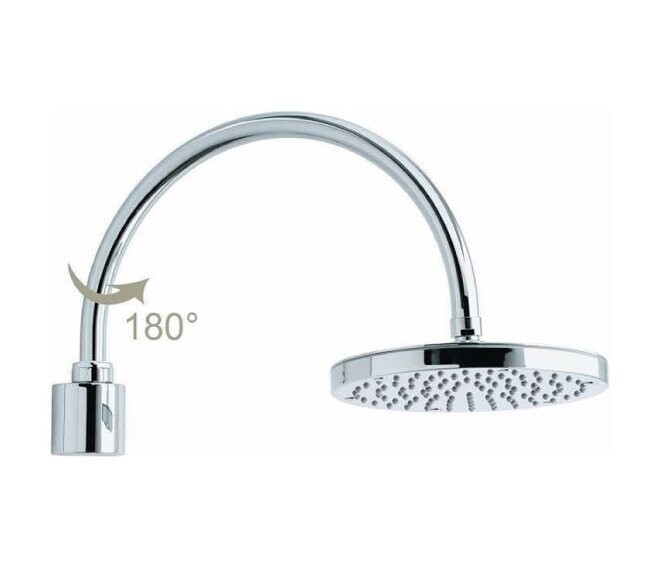 BOSSINI - OKI ARC BRACCIO CURVO CON SOFFIONE DOCCIA CROMO MONOGETTO H51405