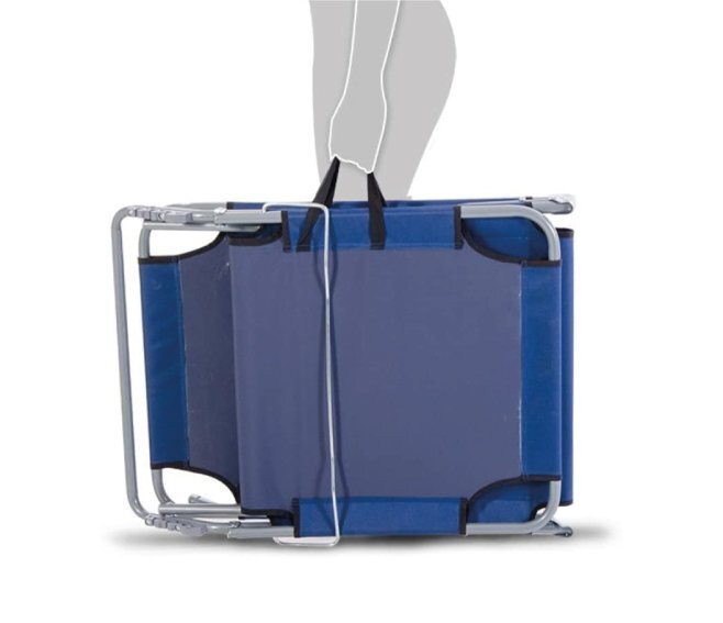 VERDELOOK - OLBIA LETTINO PRENDISOLE PIEGHEVOLE SENZA TETTUCCIO COLORE BLU 780/62