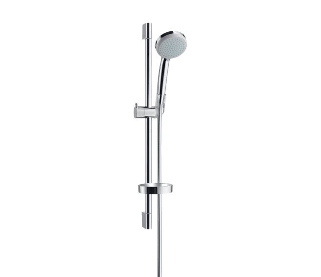 HANSGROHE - CROMA 100 SET DOCCIA CON ASTA 65 CM. E PORTASAPONE 27772000