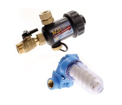 RBM - KIT MG1 DEFANGATORE MAGNETICO + DOSATORE POLIFOSFATI 1/2 NERO CON BY-PASS 3711.00.10